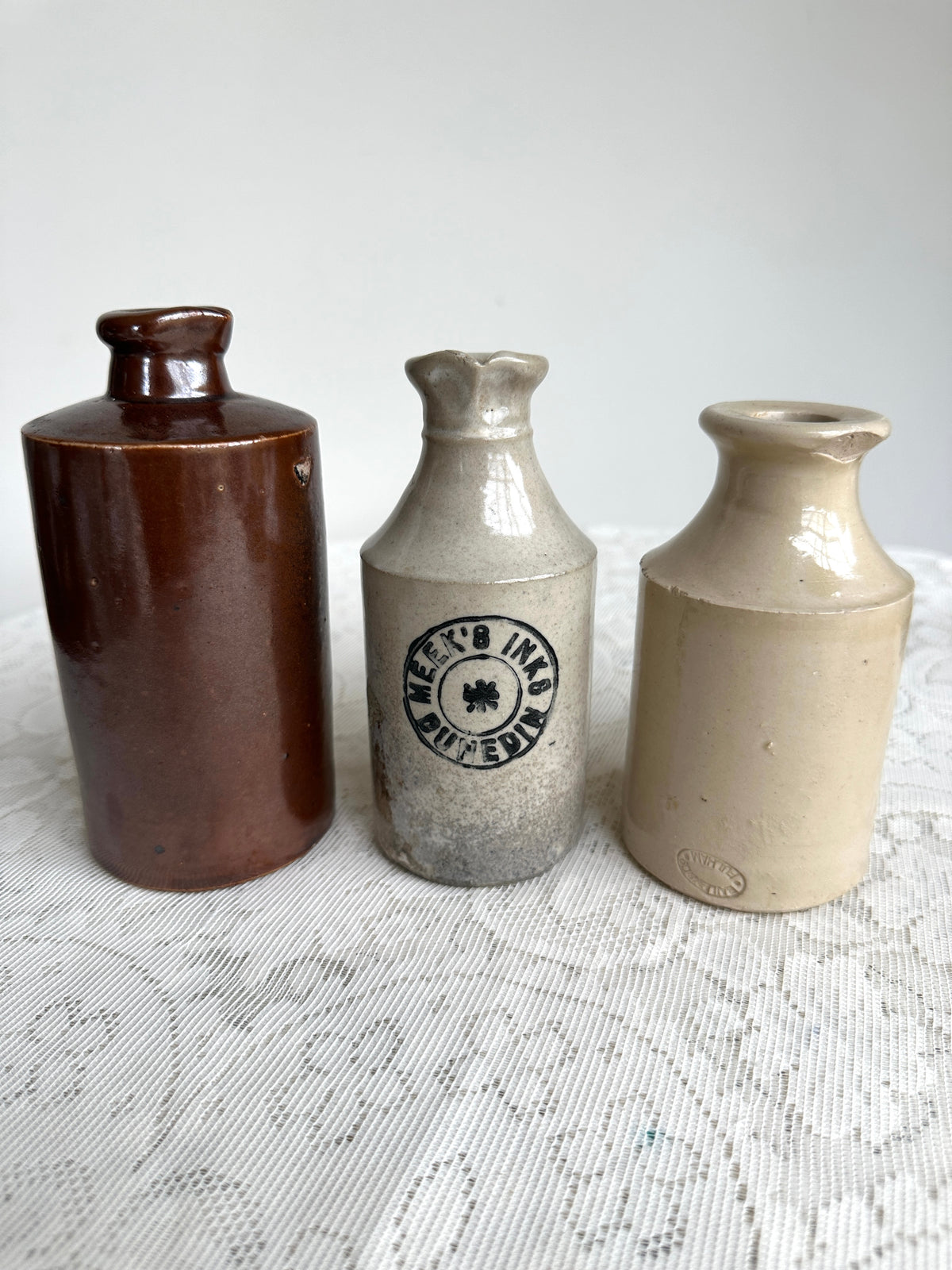 Grey Crock w writing