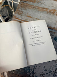 Morning and Evening Vintage Book