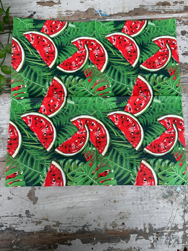 Watermelon Napkin for Decoupage