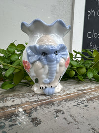 Elephant vase hanging