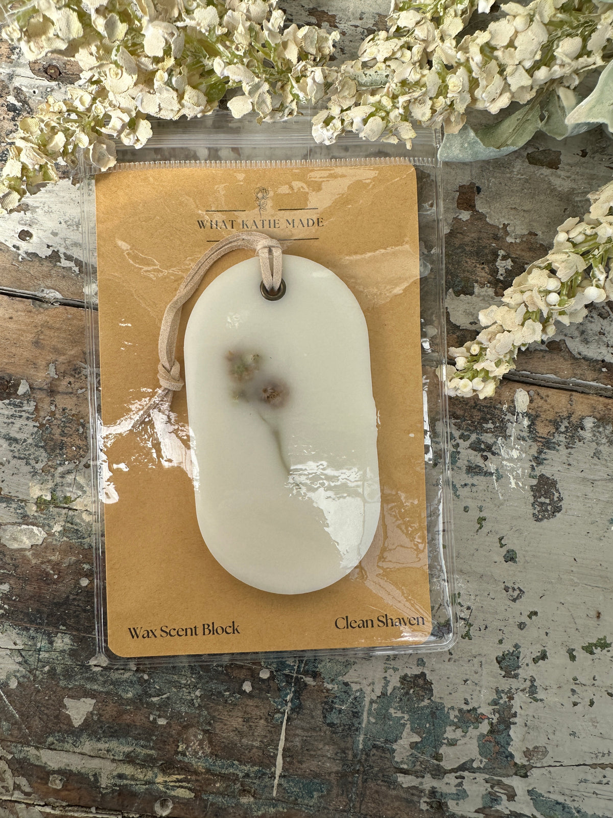 Wax Scent Block hanging Clean Shaven