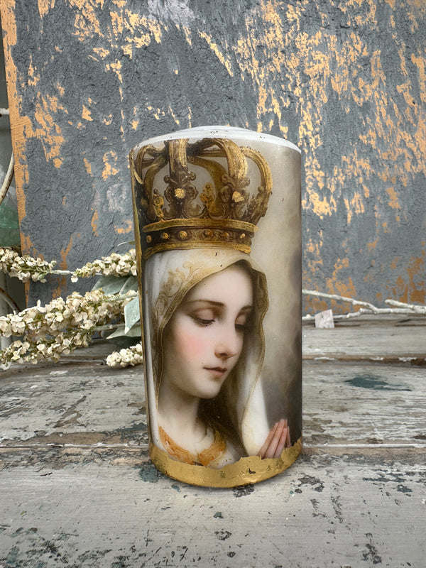 Our Lady of Grace Candle Small