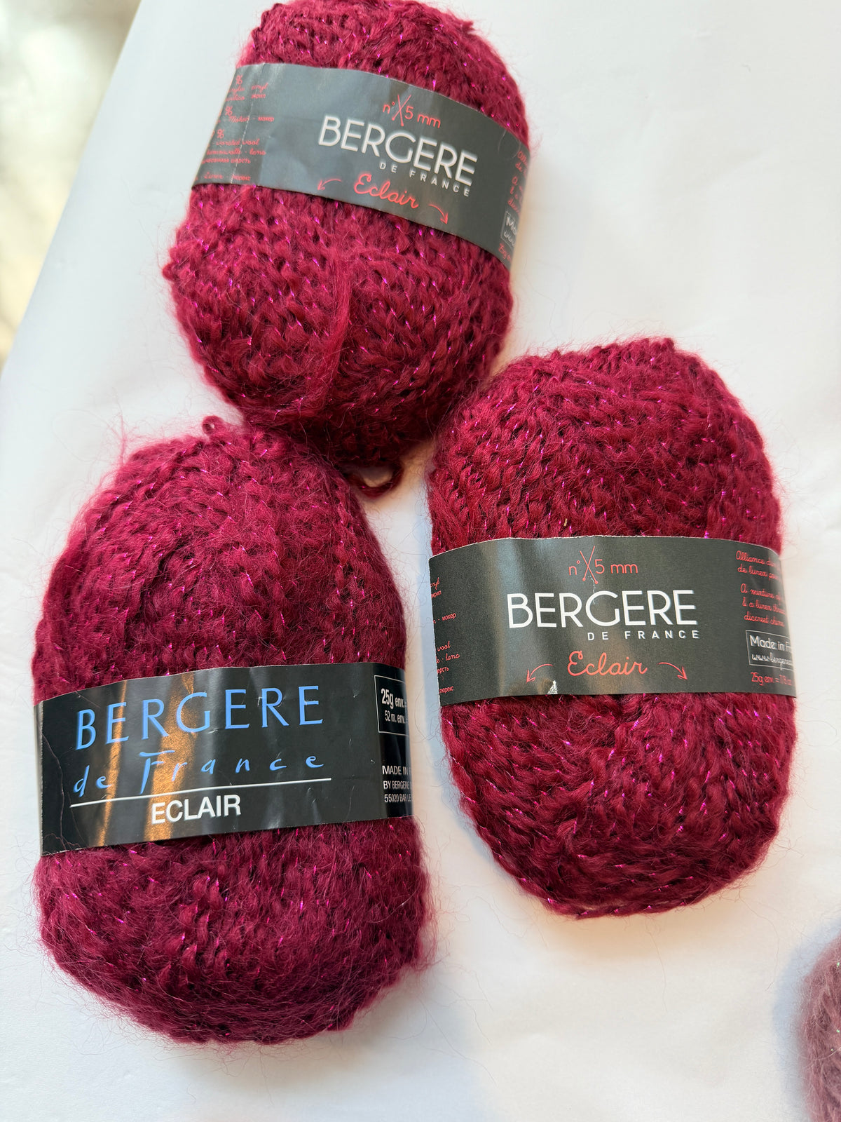 Yarn Bergere de France Eclair Dionysos x 3 ball