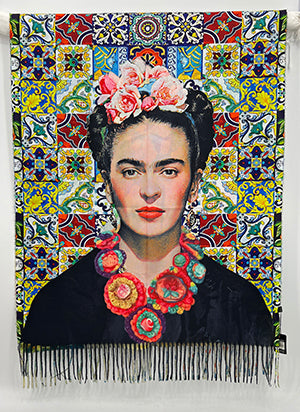 Frida Scarf Brights Tiles I The Villa Collection