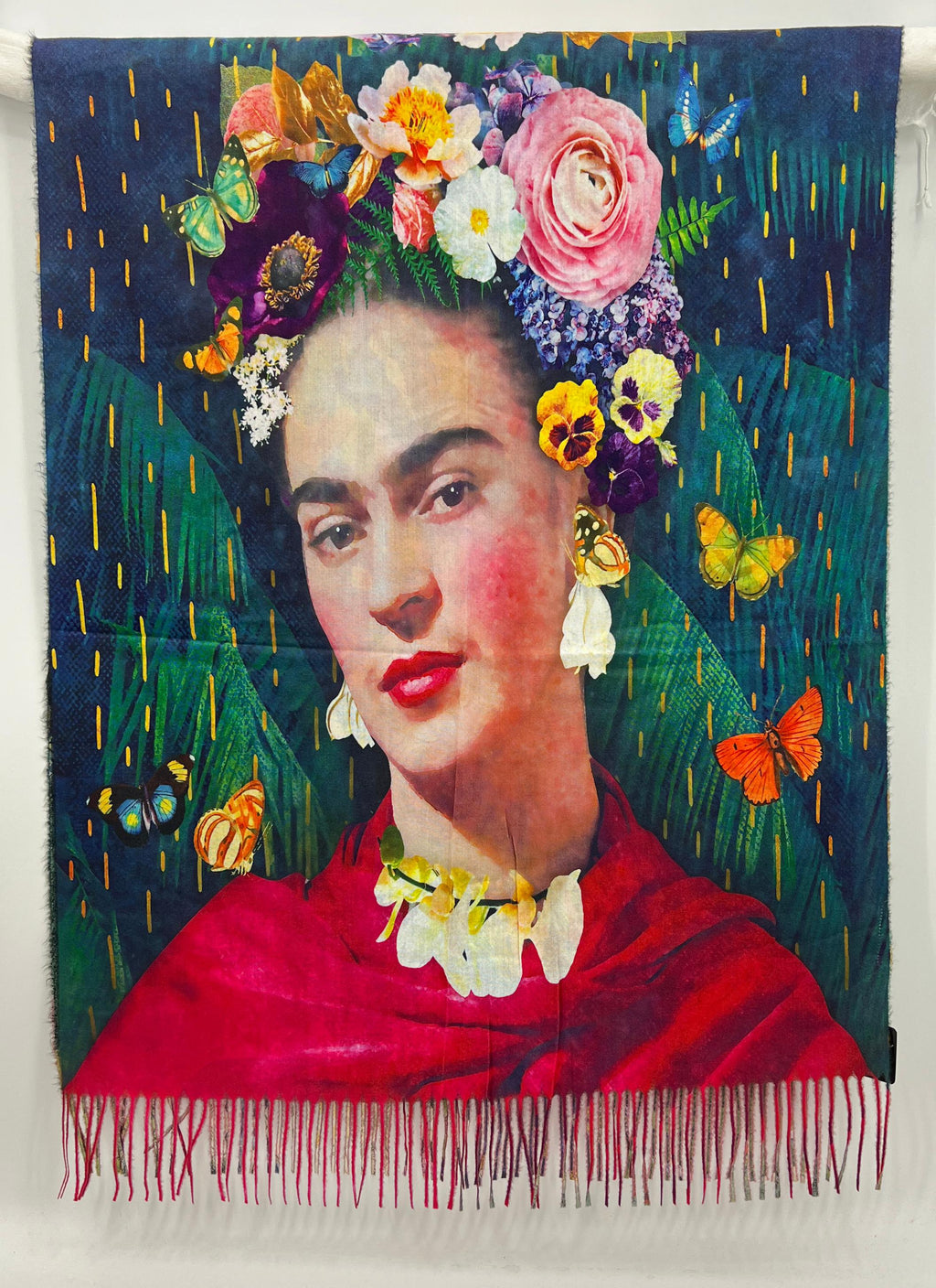 Frida Scarf Brights Red I The Villa Collection