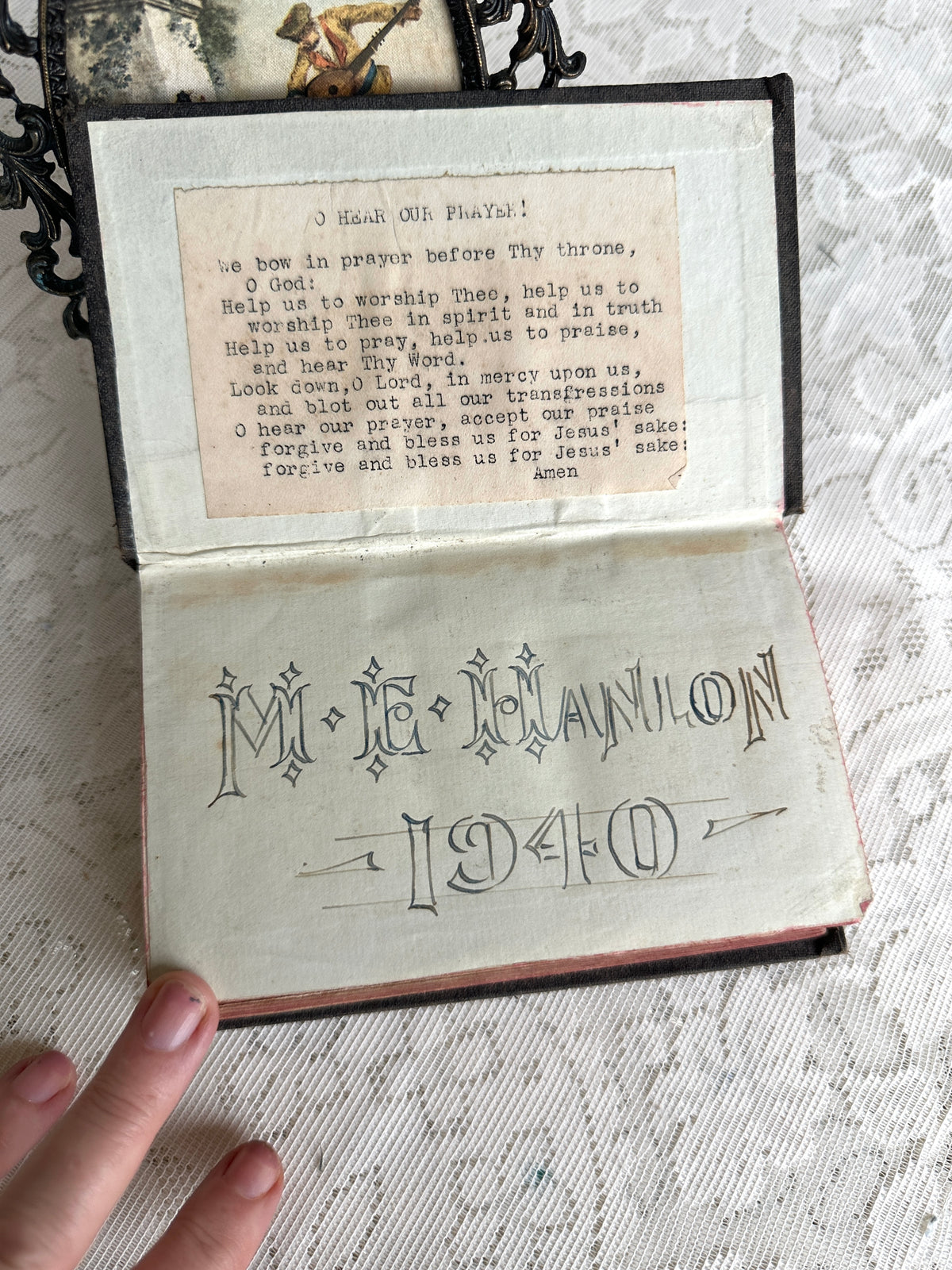 Psalms of David small black Vintage book