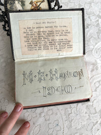 Psalms of David small black Vintage book