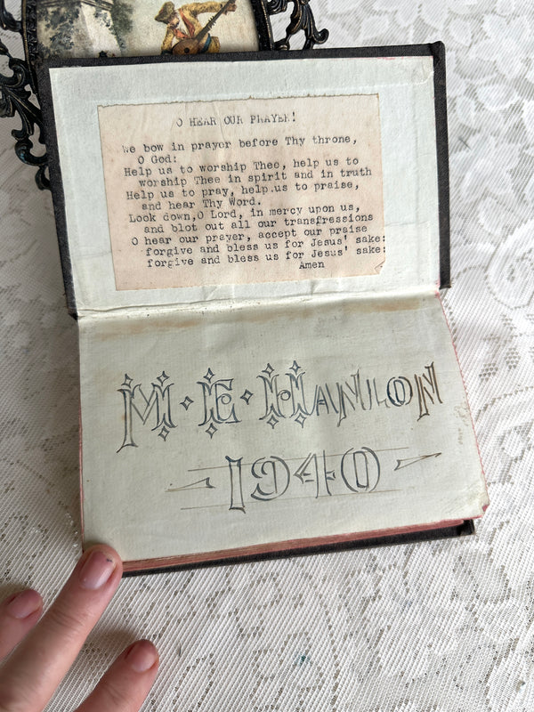 Psalms of David small black Vintage book