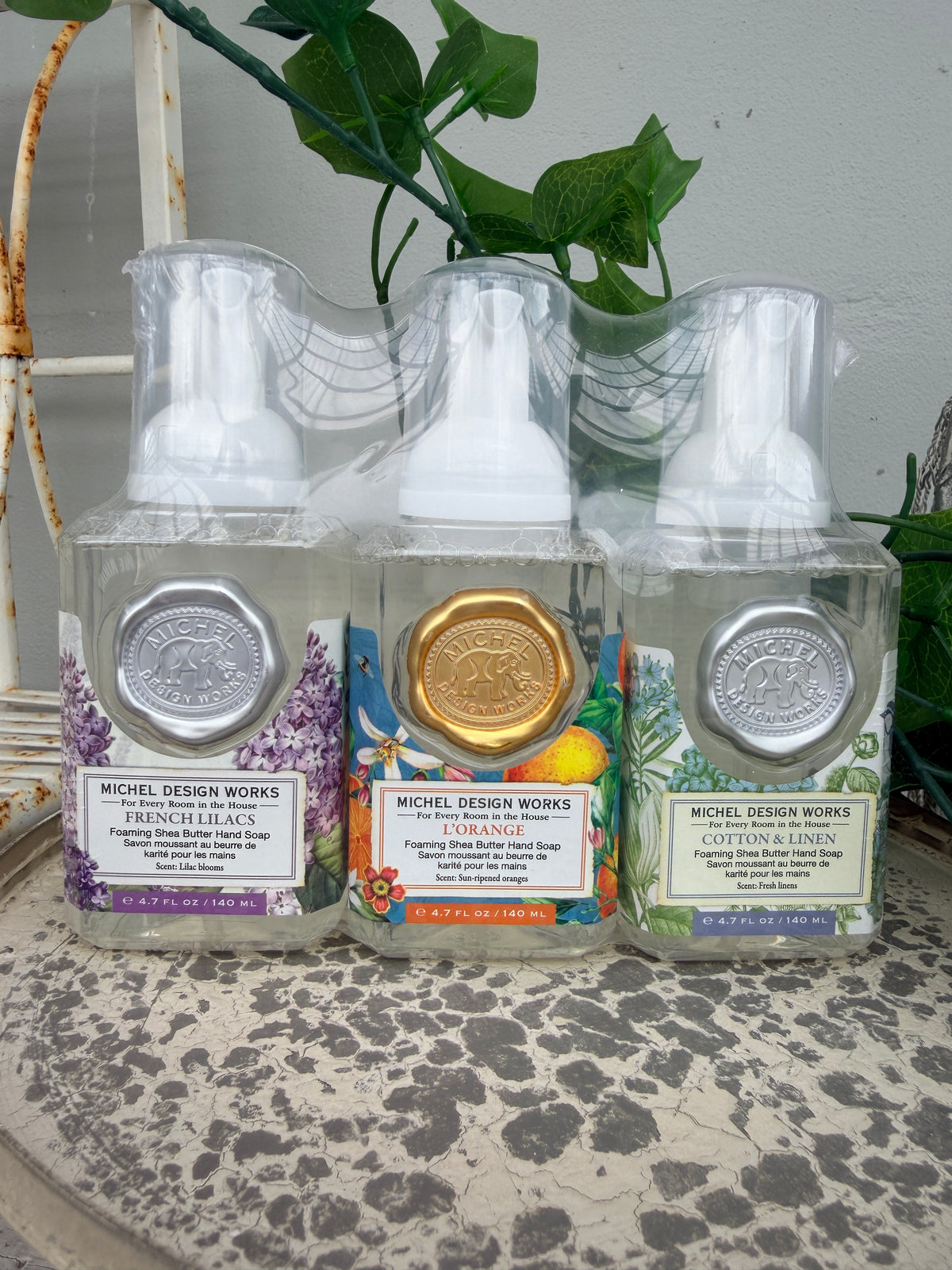 Freshly Picked Mini Foaming Soap Set Seaside by Michel Design Works
