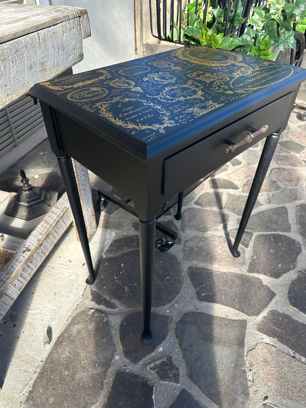 Black & Gold side table