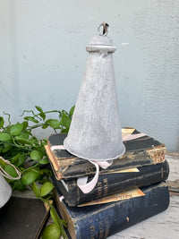 French Country Ash Grey Hanging Bell 3 sizes
