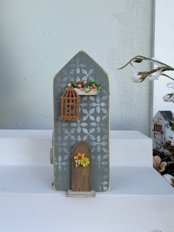 Miniature Handmade House Charcoal series