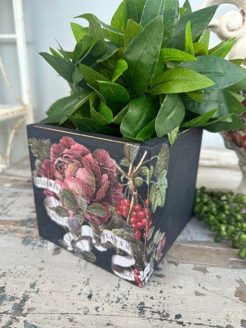 Ocean Trench Wooden Square tote
