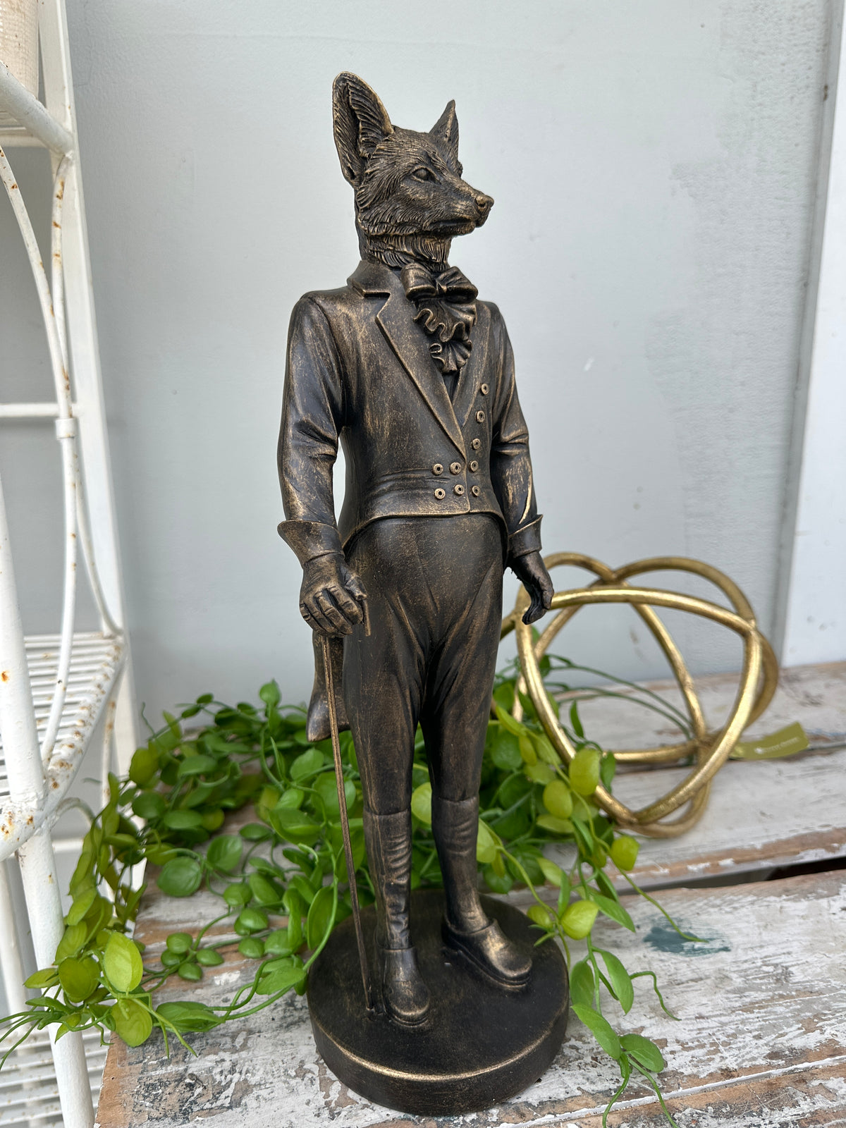 Gentleman Fox with cane
