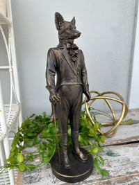 Gentleman Fox with cane