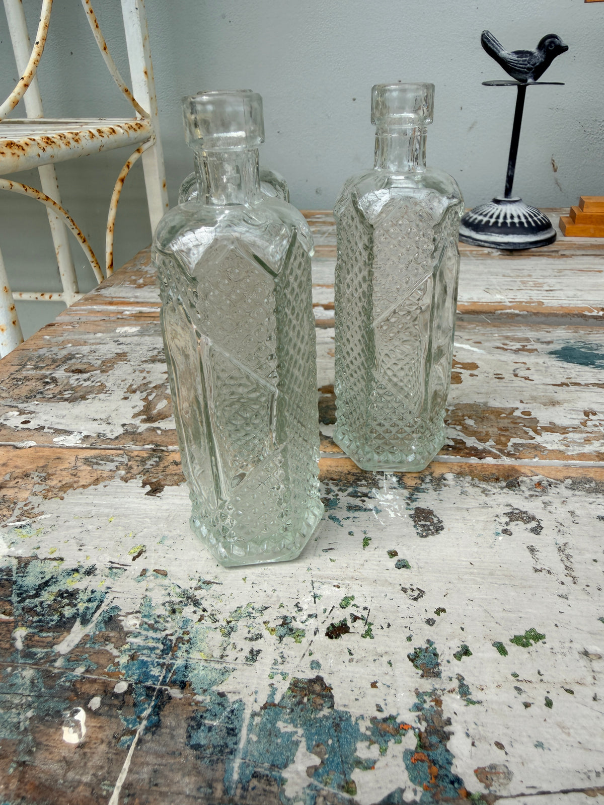Glass Bottles set of 3
