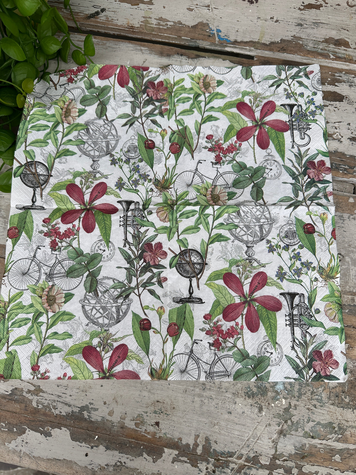 Fantastic Instrument World Napkin for Decoupage