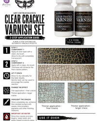 Clear Crackle Varnish 2 Step by Prima