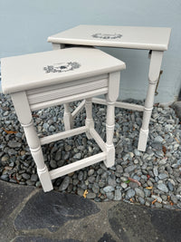 French Taupe side table small