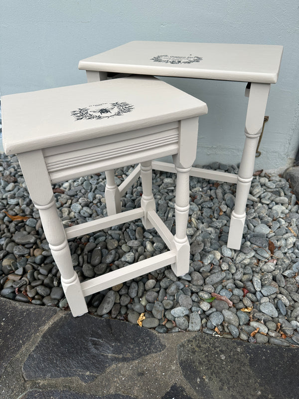 French Taupe side table small