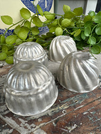Aluminum vintage Bundt tin collection