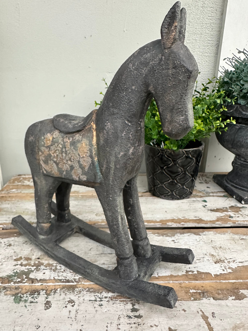 Rustic Glam Rocking Horse