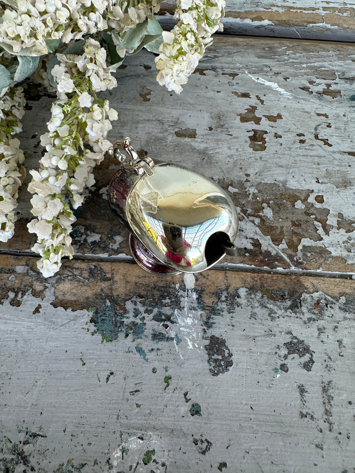 Miniature Silverware Sugar pig with tiny tongs