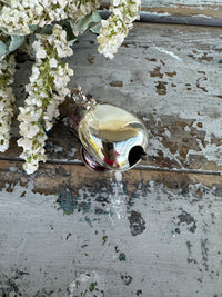 Miniature Silverware Sugar pig with tiny tongs