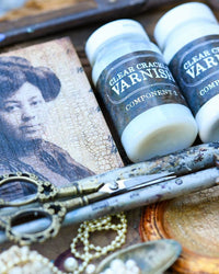 Clear Crackle Varnish 2 Step by Prima
