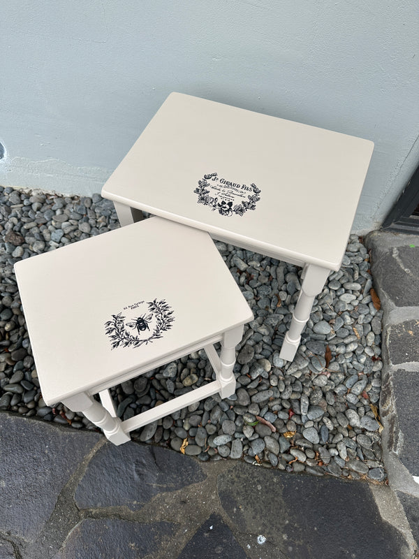 French Taupe side table small