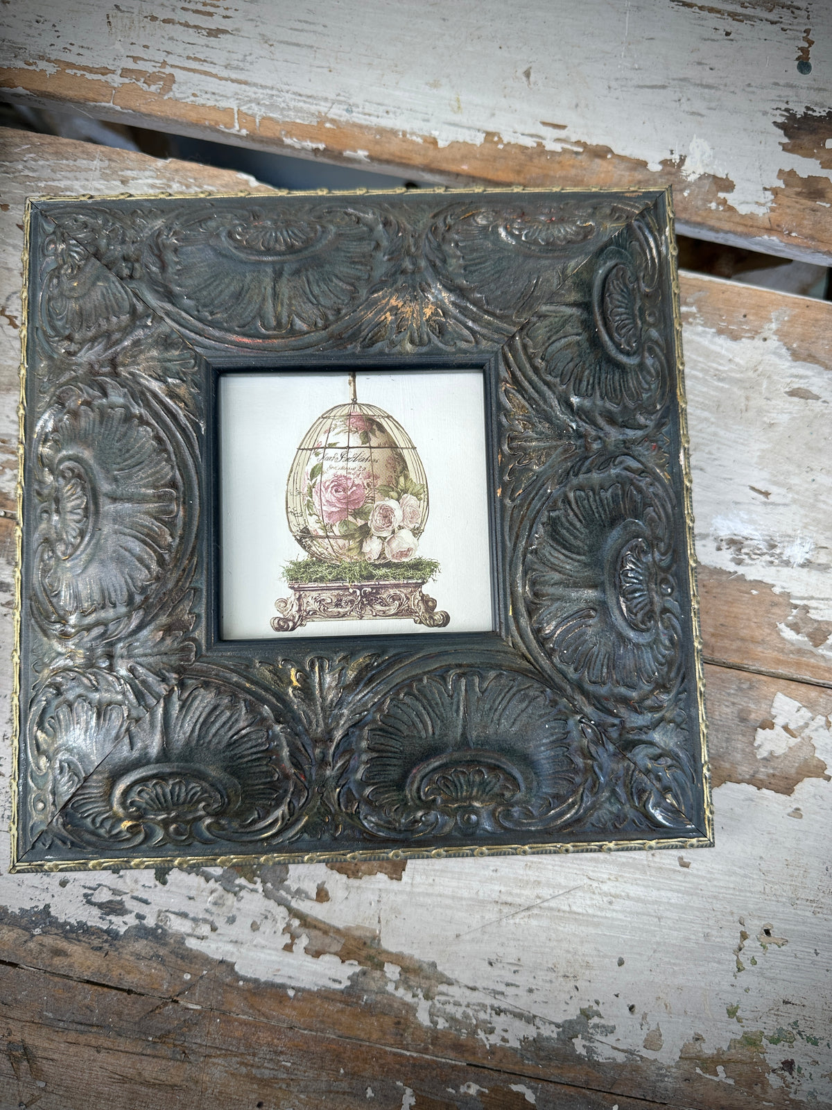 Ornate Framed Eggs