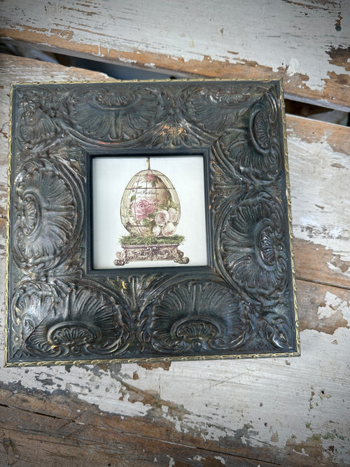 Ornate Framed Eggs
