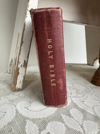 Holy Bible Book red small