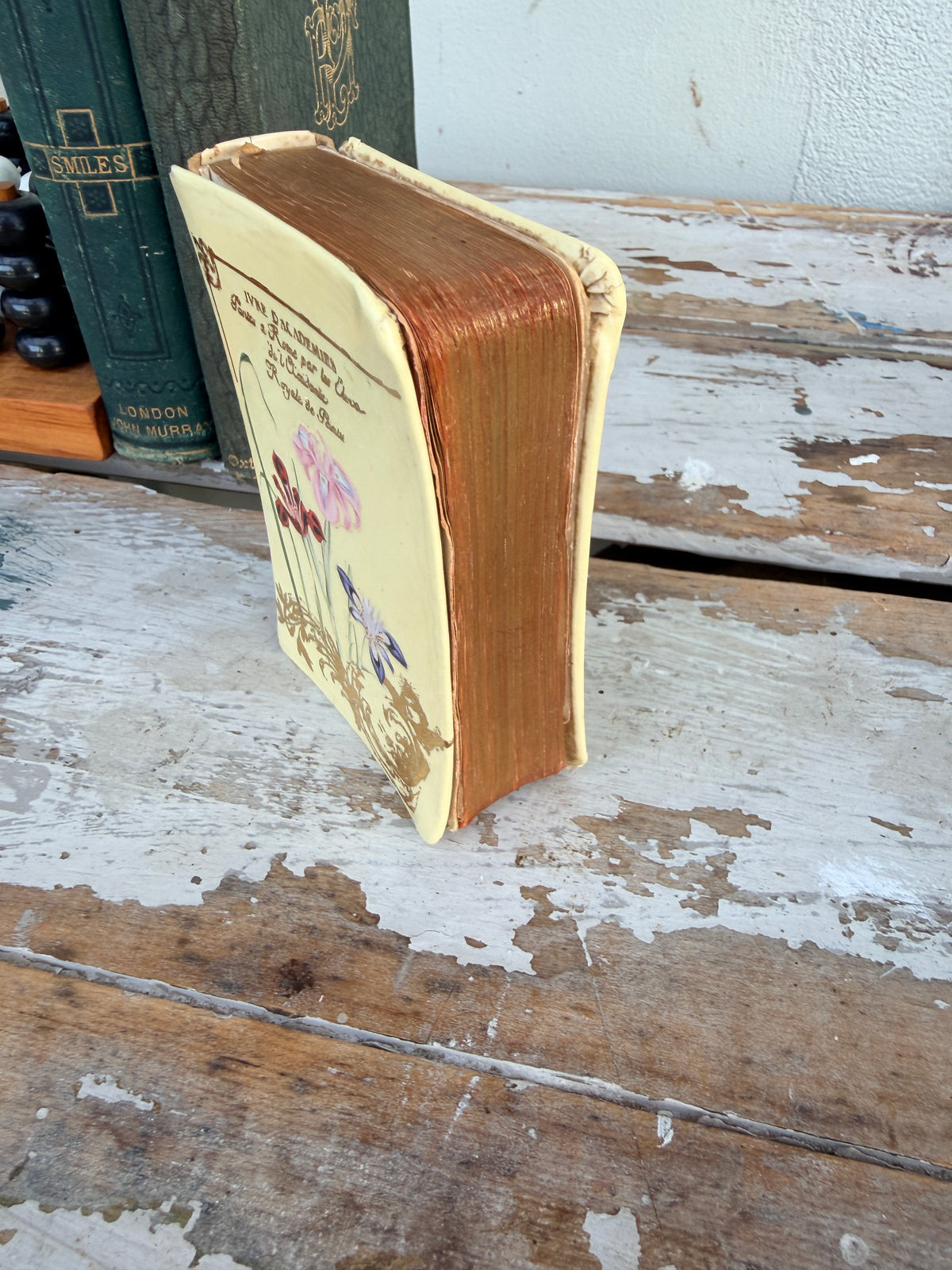Vintage Book of Common Prayer with plastic cover embellished