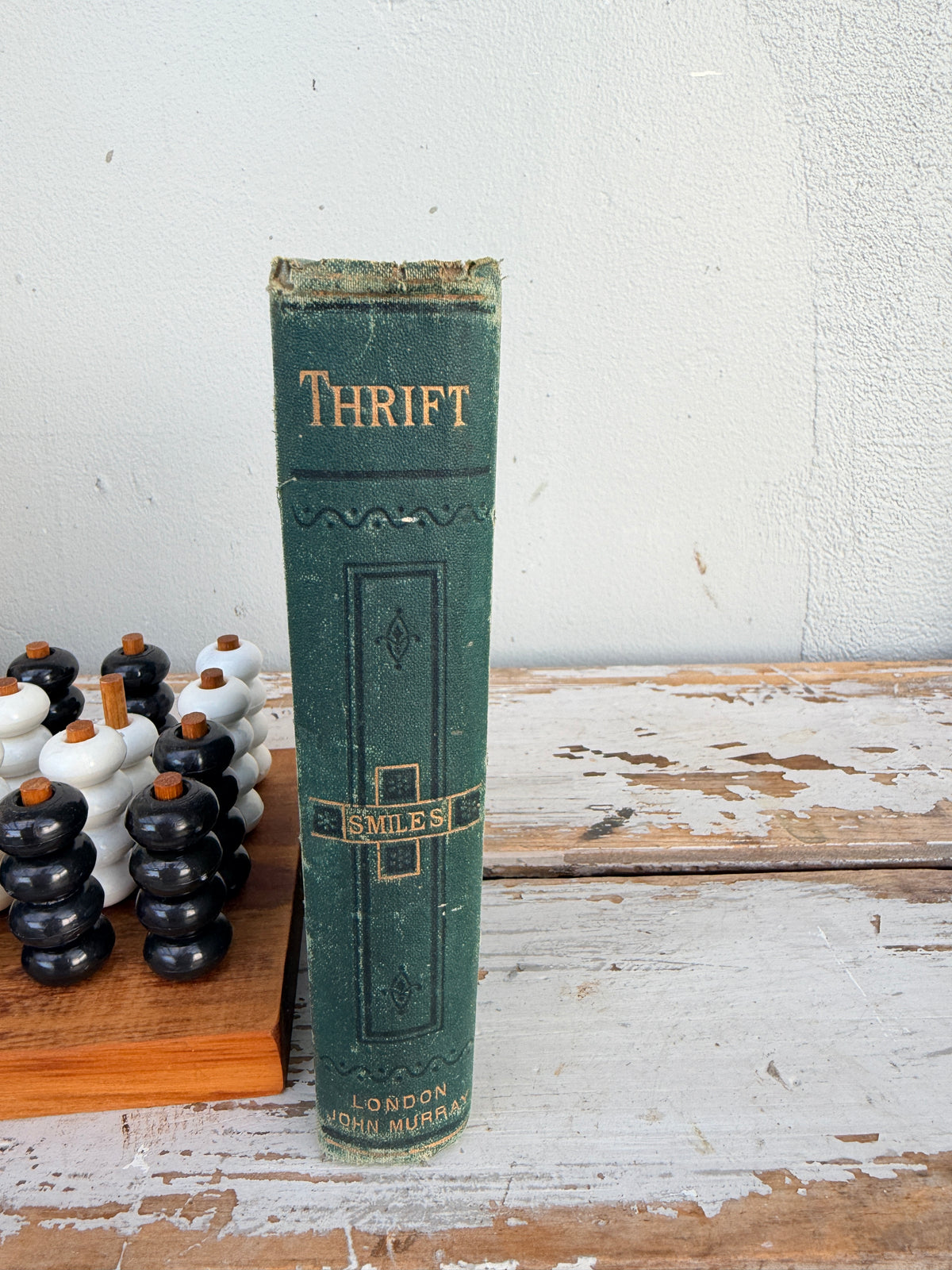 1876 Antique Book Thrift By Samuel Smiles