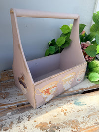 Crockery Tote wooden caddy