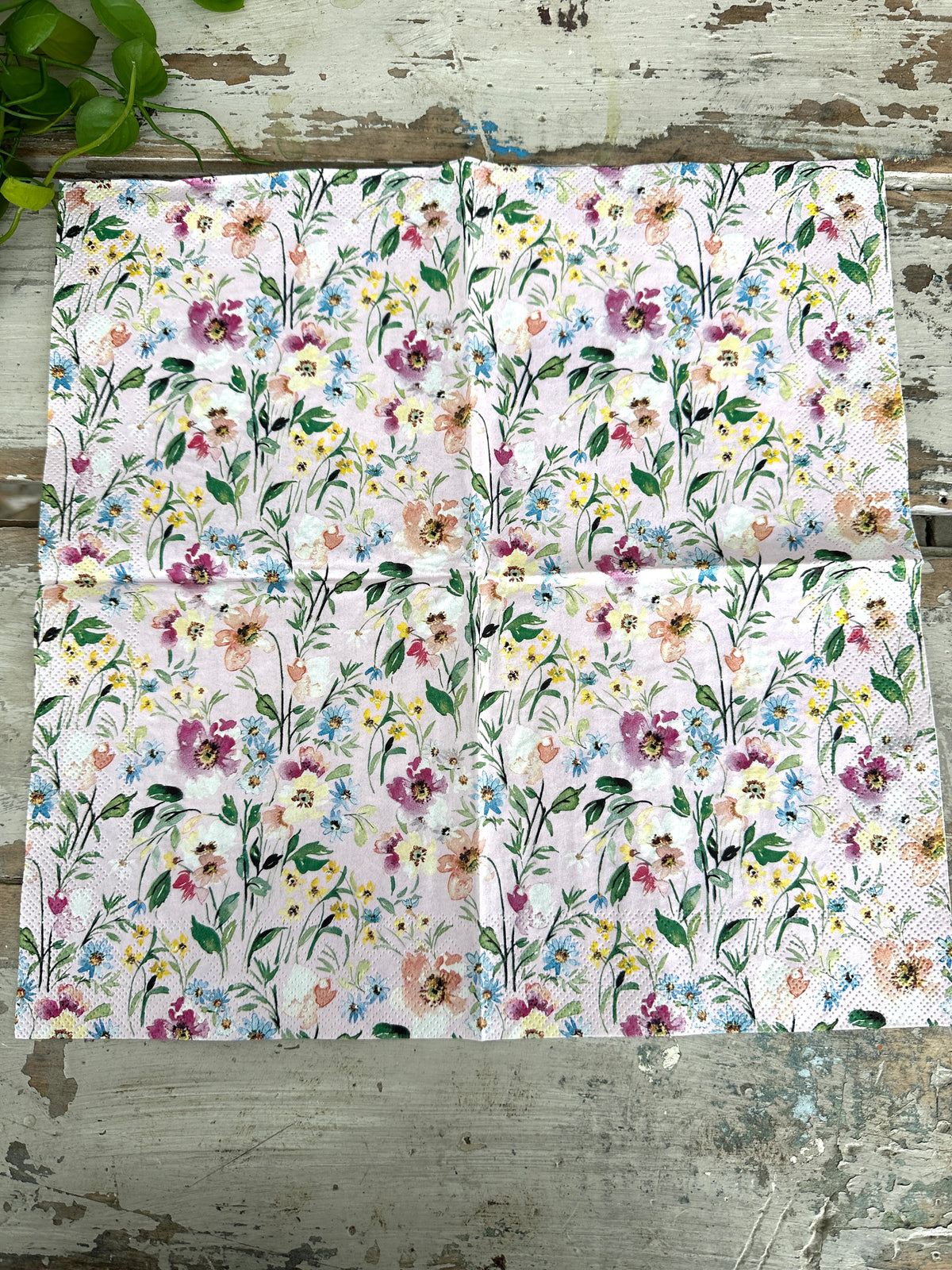Beauty of Spring light Rose Napkin for Decoupage