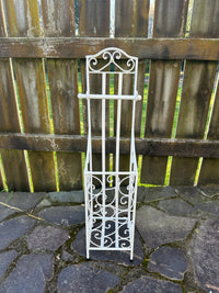 White Filigree Toilet Roll Holder Collect only