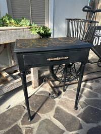 Black & Gold side table