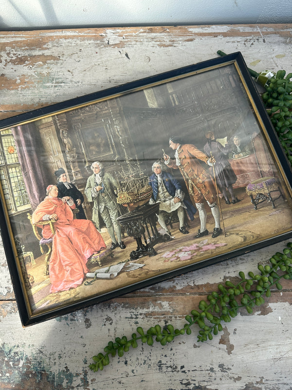 Vintage picture "The Conference"