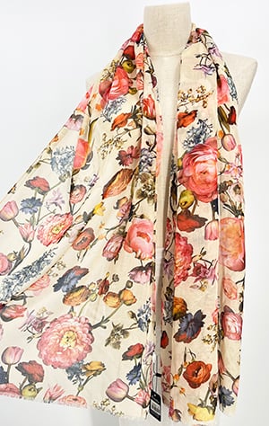 Bright Floral Scarf