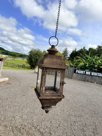 Metal Antique style hanging lantern