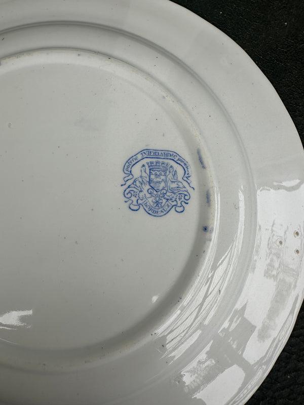 French transferware Plate circa1872 - 1890