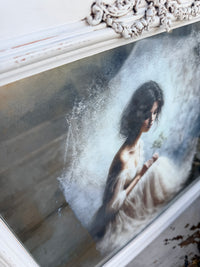 Elouise Mirrored decoupage artwork in Frame
