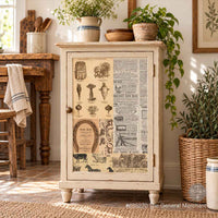 The General Merchant A3 Fiber Decoupage Paper 1 sheet
