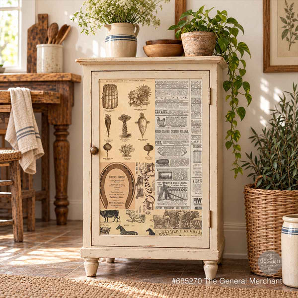 The General Merchant A3 Fiber Decoupage Paper 1 sheet