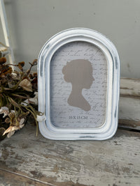 White Distressed Arch Photo Photo Frame Rectangle 4x6