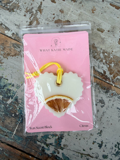 Wax Scent Block hanging Citrus