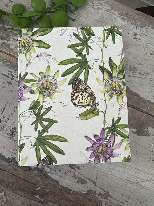 Jotter Pad Passion flora butterfly