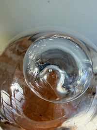 Glass Cloche on natural wood base COLLECT ONLY